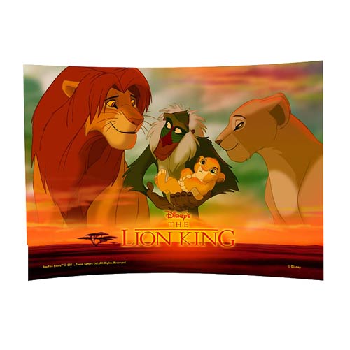 Lion King Future King Curved Glass StarFire Print
